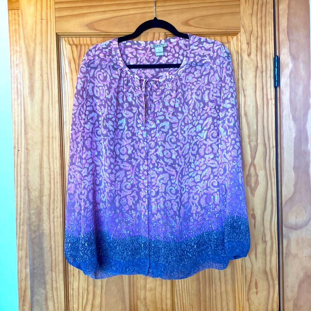 Luck brand L blouse